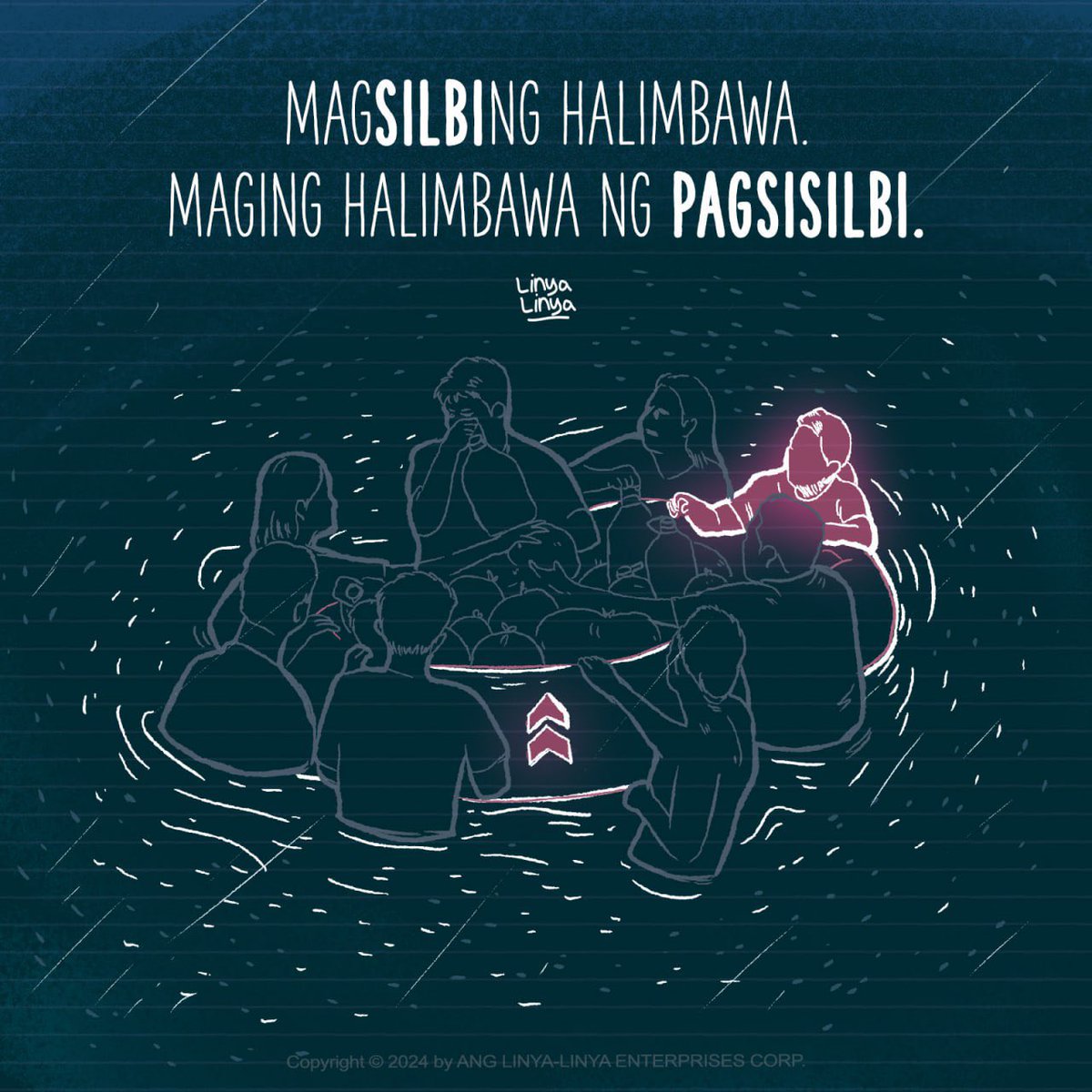May silbi ang pagsisilbi. At salamat, mayroon tayong mabuting halimbawa. May makakapitan tayong pag-asa. 🙏🏽💕✨

#GetsKaNamin
linyalinya.ph/products/linya…