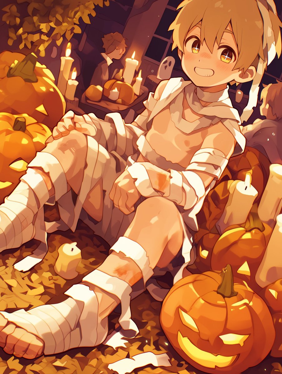 prepare for halloween
#AIart #ショタ #AIイラスト #AIショタ部 #nijijourneyv6
