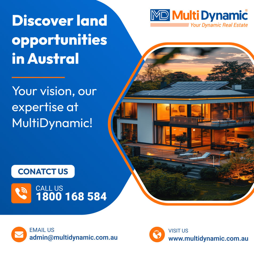 _multidynamic's tweet image. Discover Your Dream Land in Austral!

Austral offers prime land opportunities that cater to both investors and homeowners alike.

multidynamic.com.au

#LandOpportunities #AustralRealEstate #InvestInProperty #DreamHome #FutureGrowth #PrimeLocation #RealEstate #MultiDynamic