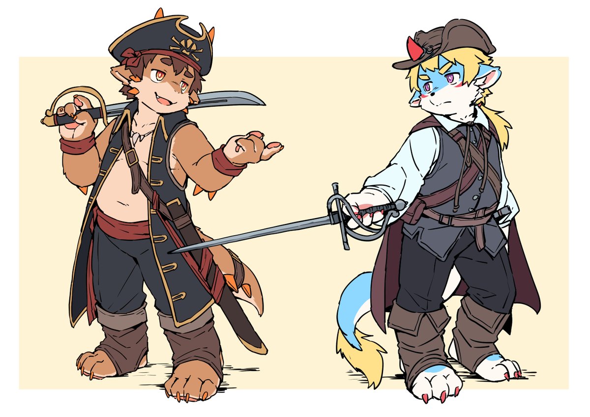 Pirate Captain and Bounty Hunter