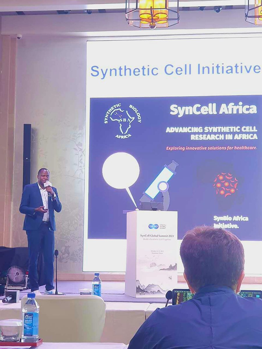 otimgeoffrey25's tweet image. Day 2 of the SynCell Global Summit: Prof. George Church inspired us with insights on #SyntheticCell research. Key challenge discussed: integrating modular systems into fully functional cells. Honored to present the SynCell Africa Initiative on tackling #SickleCell. #SynCellSummit
