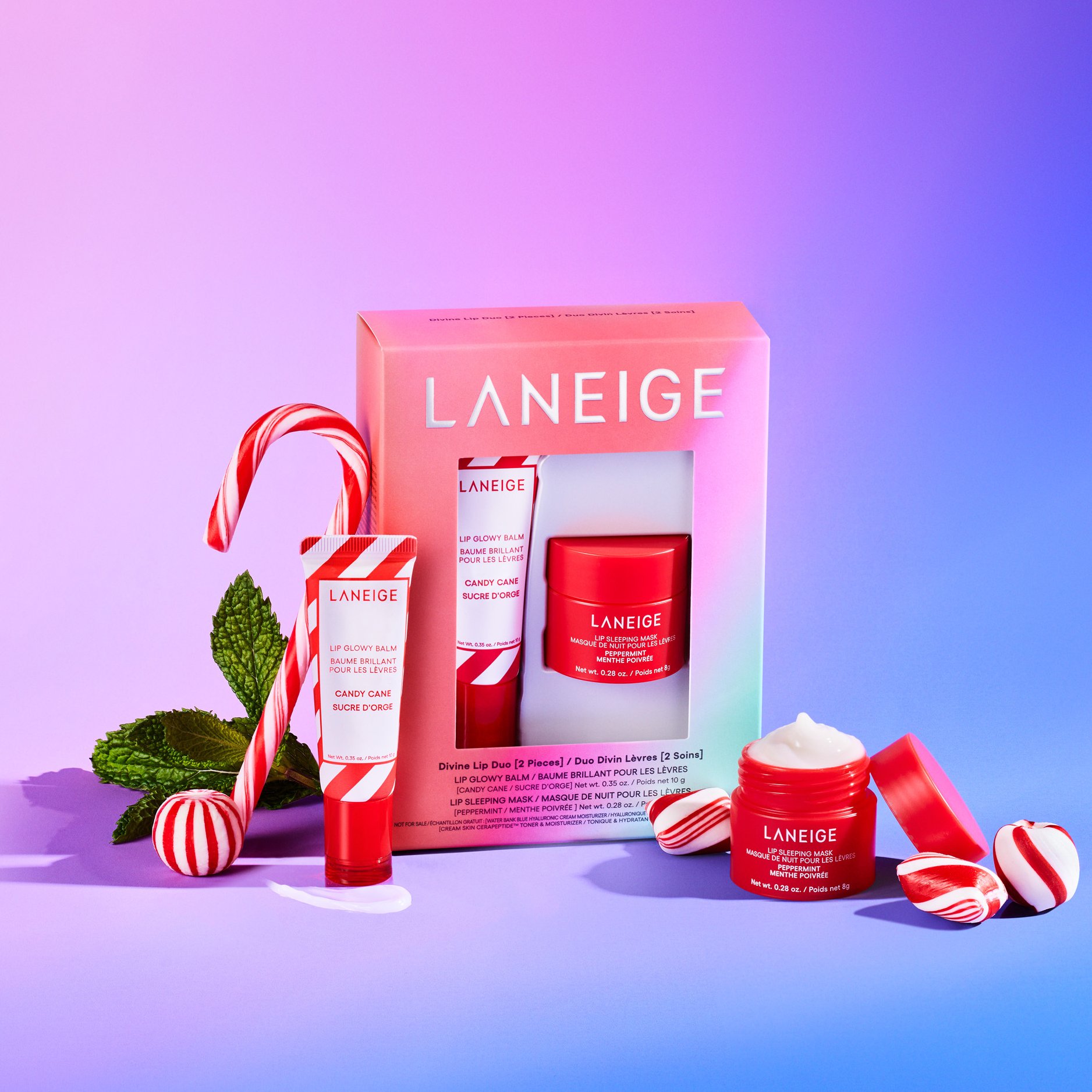 LANEIGE リップスリーピングマスク キャンディケイン レディース
