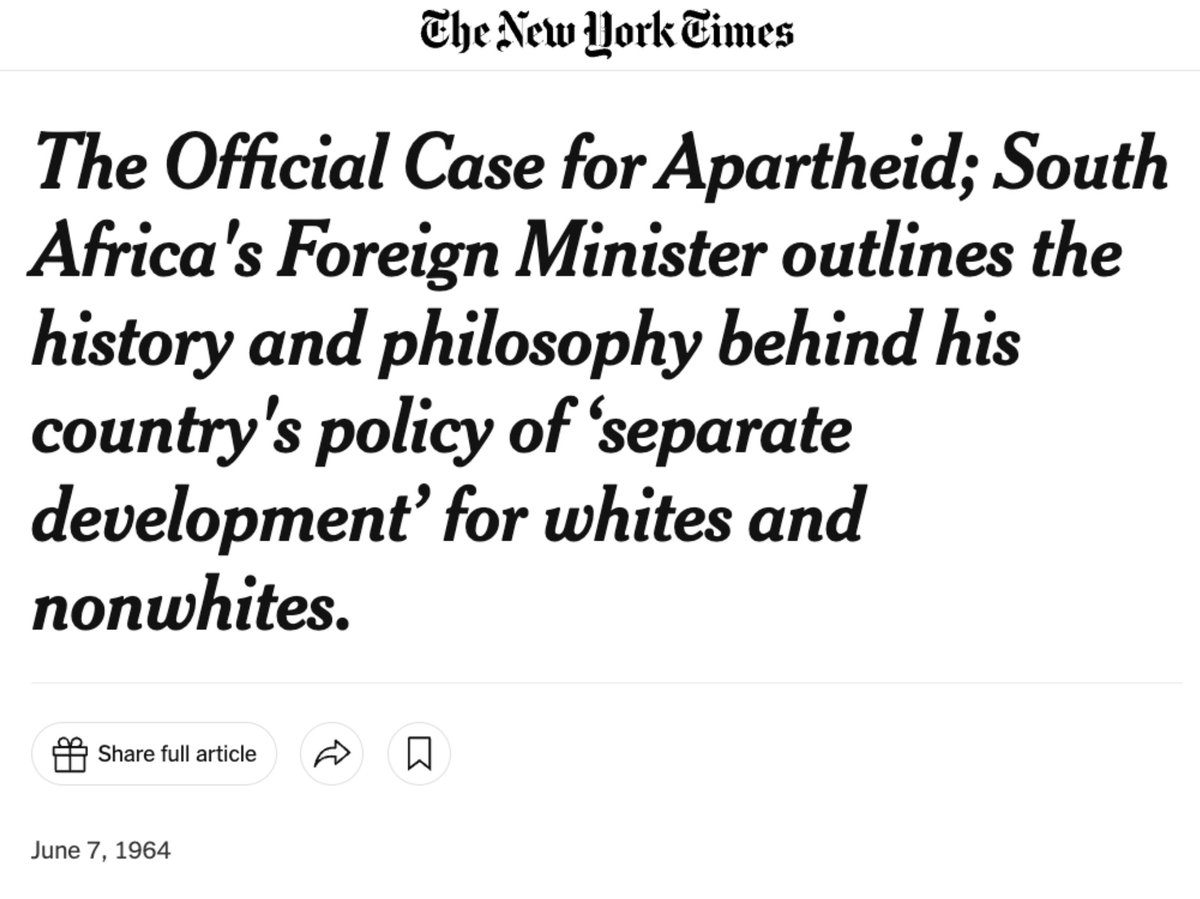 Apartheid was not just a political project. It was a profitable one, underpinned by lobbyists in Washington, US defense contracts, and an international market for weapons, diamonds, and gold. 

Many US news organizations and politicians were complicit.