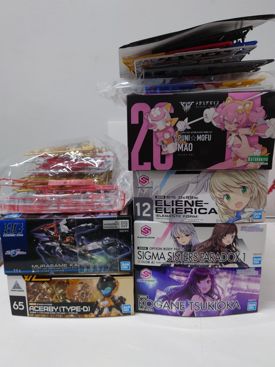 作成する #サンプル の追加です。 先週の #ムラサメ改 はサンプルが来