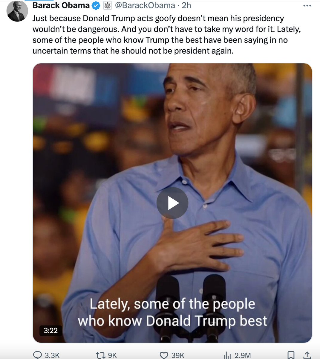 KenLayne's tweet photo. A huge part of Obama's success was the imagery, the spruced-up Soviet Constructivist HOPE posters by Shepard Fairey, the beautifully staged &amp; formal rallies, the inspiring performances for enormous adulating crowds. That campaign would've never made this the thumbnail frame. https://t.co/rVID2UkEAZ