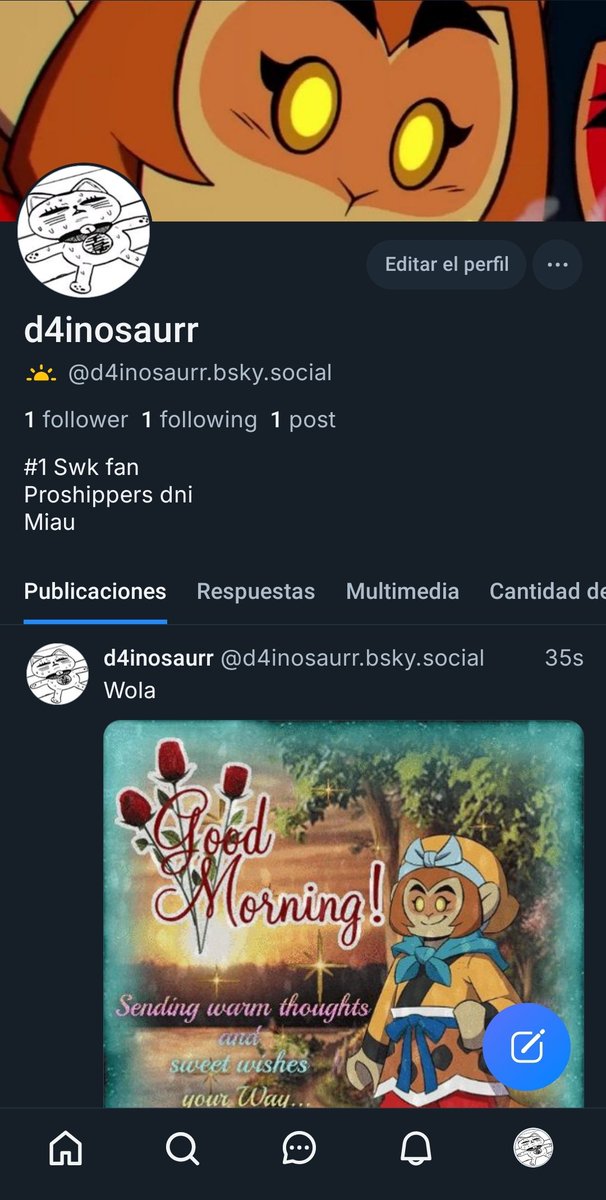 d4inosaurr's tweet photo. Hewwo how r u hi como están https://t.co/cW0d6S7TZy