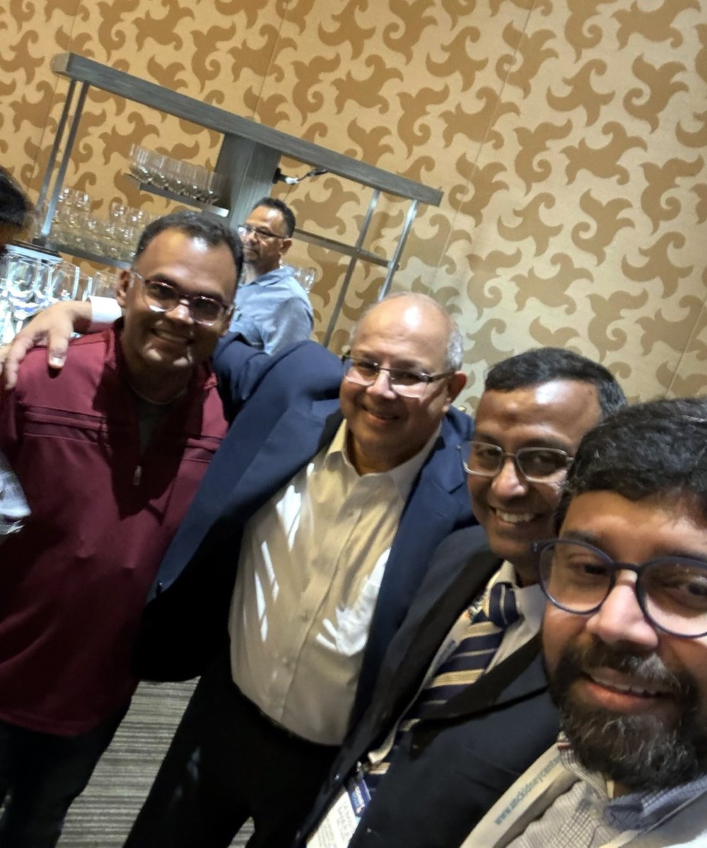 pkguru10's tweet photo. Memorable #KidneyWk #ANIO event. -Meeting with two great souls @proychaudhuryMD & @madhueastend -Thanks for your generous supports during difficult times. Your acts of kindness have rippled through my life like waves. 🙏😇
- Also,making friendships with Drs Mohapatra & Banerjee. https://t.co/8fQz5WucDK
