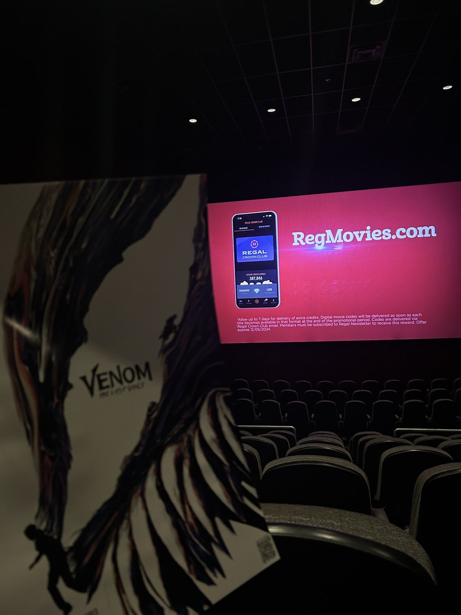 jackedfilms's tweet photo. SEATED FOR VENOM AND YOU BEST BELIEVE IM THE ONLY ONE https://t.co/VPbkE0QyeY