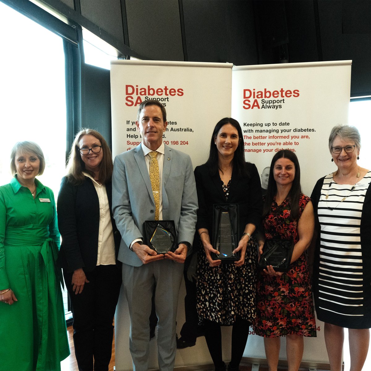 DiabetesSA's tweet photo. It was a big day for Diabetes SA yesterday as we celebrated the 2024 Kellion Victory Medal Awards AND the presentation of Awards to the 2024 Diabetes SA Research Grants Program recipients! https://t.co/Iv9SNVWWWI