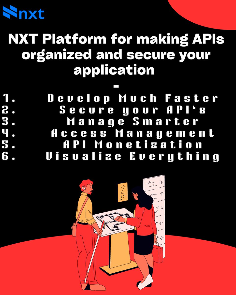 nxt_platform's tweet photo. Transform complex integrations into organized, secure solutions with NXT Platform 

Unlock the full potential of your APIs and stay ahead in the digital landscape. 🌐🚀

Explore NXT PLATFORM now!

Visit: https://t.co/zIRWQjrW8H

#NxtPlatform #APIManagement https://t.co/3xV83GxwSM