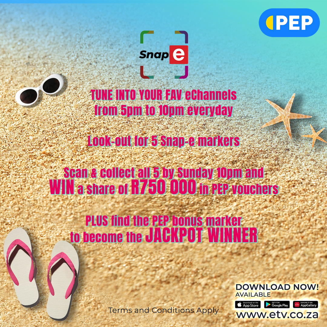 etv's tweet photo. Summer Is Here โ๏ธ๐๐๐WIN your share of R750 000 in PEP vouchers!๐๐๐ฐ #Snap_e https://t.co/fA8Uilhrq4