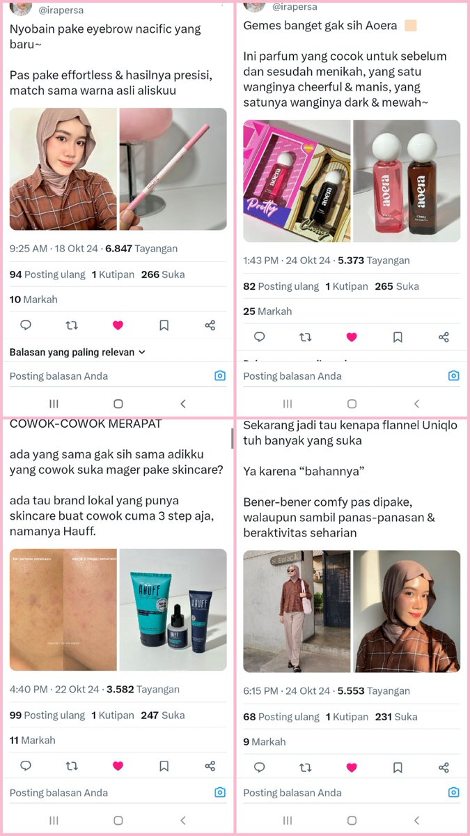 lanicsxs's tweet photo. @irapersa haloo kak, makasih yaa udah berbagiii, semoga rezeki kamuu makin lancar yaaa🌷🎀 ini akuu udah like semua thread yang kamuu quote yaa, dan akuu udah follow kakak😸 wish me luck!! https://t.co/oAjSsYtGcX