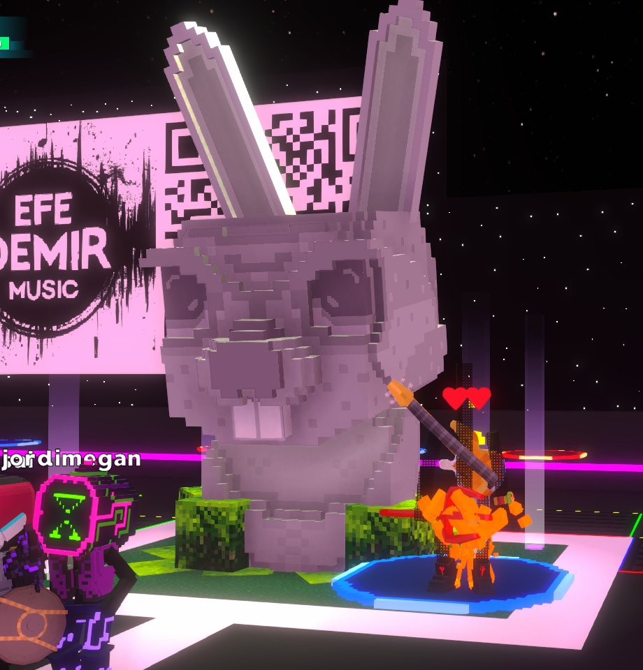 zeesiwasak6's tweet photo. 📸🐰 Snap! I just caught this Rabbit statue at the Color Catch experience @TheSandboxGame. Have you seen it? Talk about larger-than-life art! 🤯 https://t.co/VX65PPqBJH #TheSandbox #AlphaSeason4 #AS4SocialChallenge https://t.co/0R5LR9f0cO