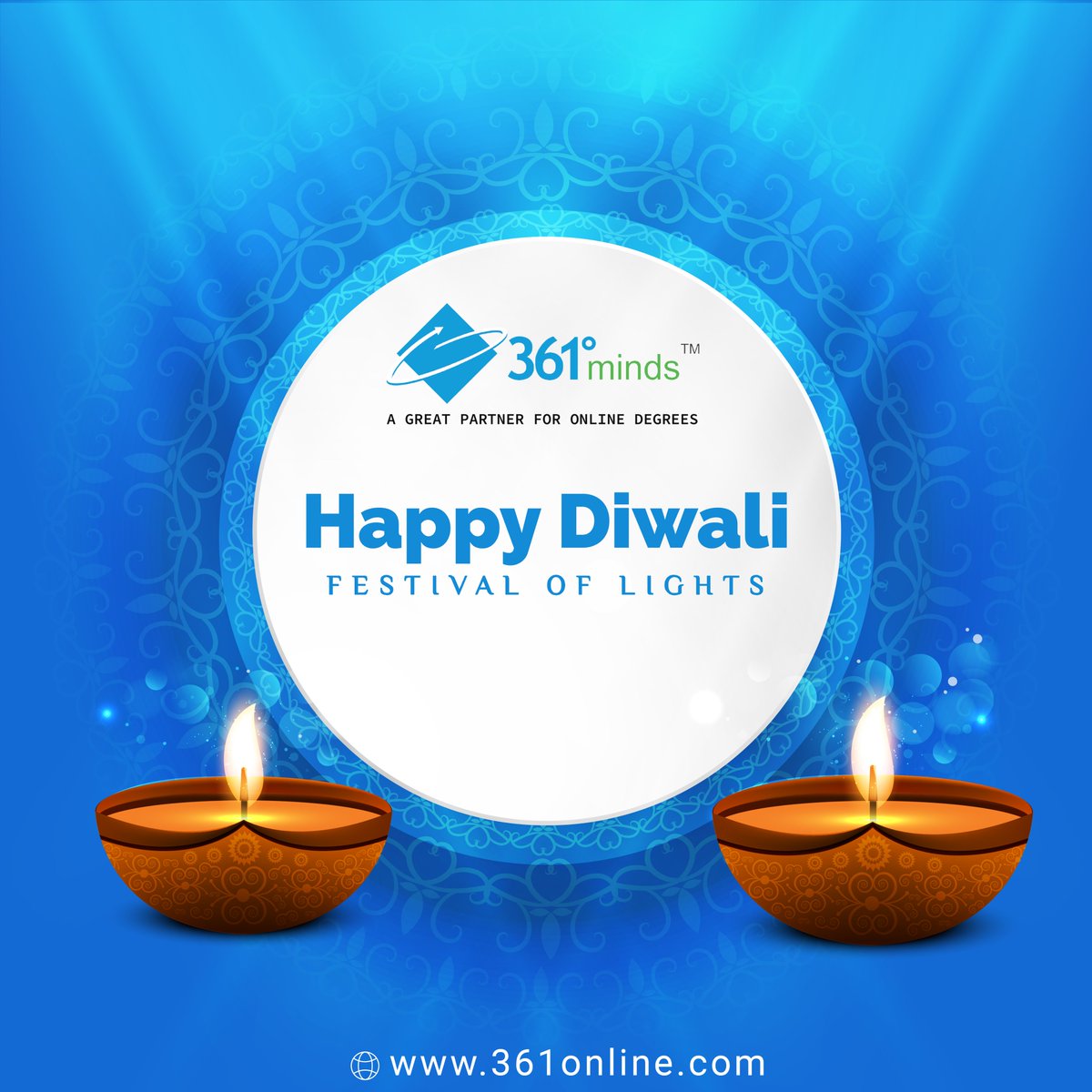 361dm's tweet photo. May the light of knowledge guide your path and the spark of learning brighten your future.  Wishing  a bright and prosperous Diwali!

#HappyDiwali #Diwali2024 #FestivalOfLights #361degreeminds #threesixtyonedegreeminds https://t.co/LZHXoaCIKb