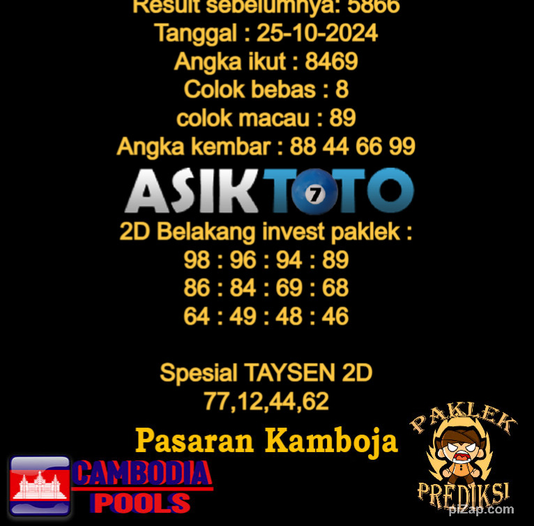 paklekmaster112's tweet photo. Prediksi sdy , Prediksi hk , Prediksi kamboja, Prediksi China, angka jitu hk dari paklek prediksi

Grup Gratis : https://t.co/TK7J5sIfzK
Daftar Situs Rekomendasi Ada Prize 1 2 3
Link : https://t.co/oaNxvKnZQQ

Siang Sritex Pagii #MakinManTAB Gaga Mavs https://t.co/GIUaijWsSa
