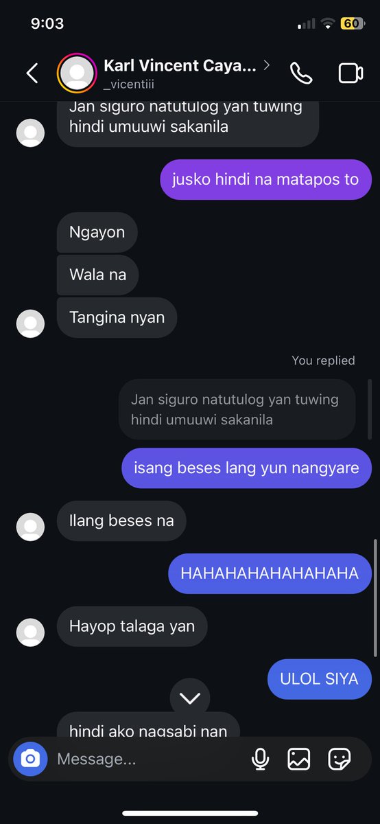 juswaaaaaaaaah's tweet photo. HAHAHAHAHAHAHAHAHAHA HAUP TALAGA TONG CHEATER NA TO SABI WALA NA SILA NAGCHAT JOWA SAKIN 😭😭😭 PANGALAWA NA TO HA JUSKO https://t.co/zB6usaiYqc