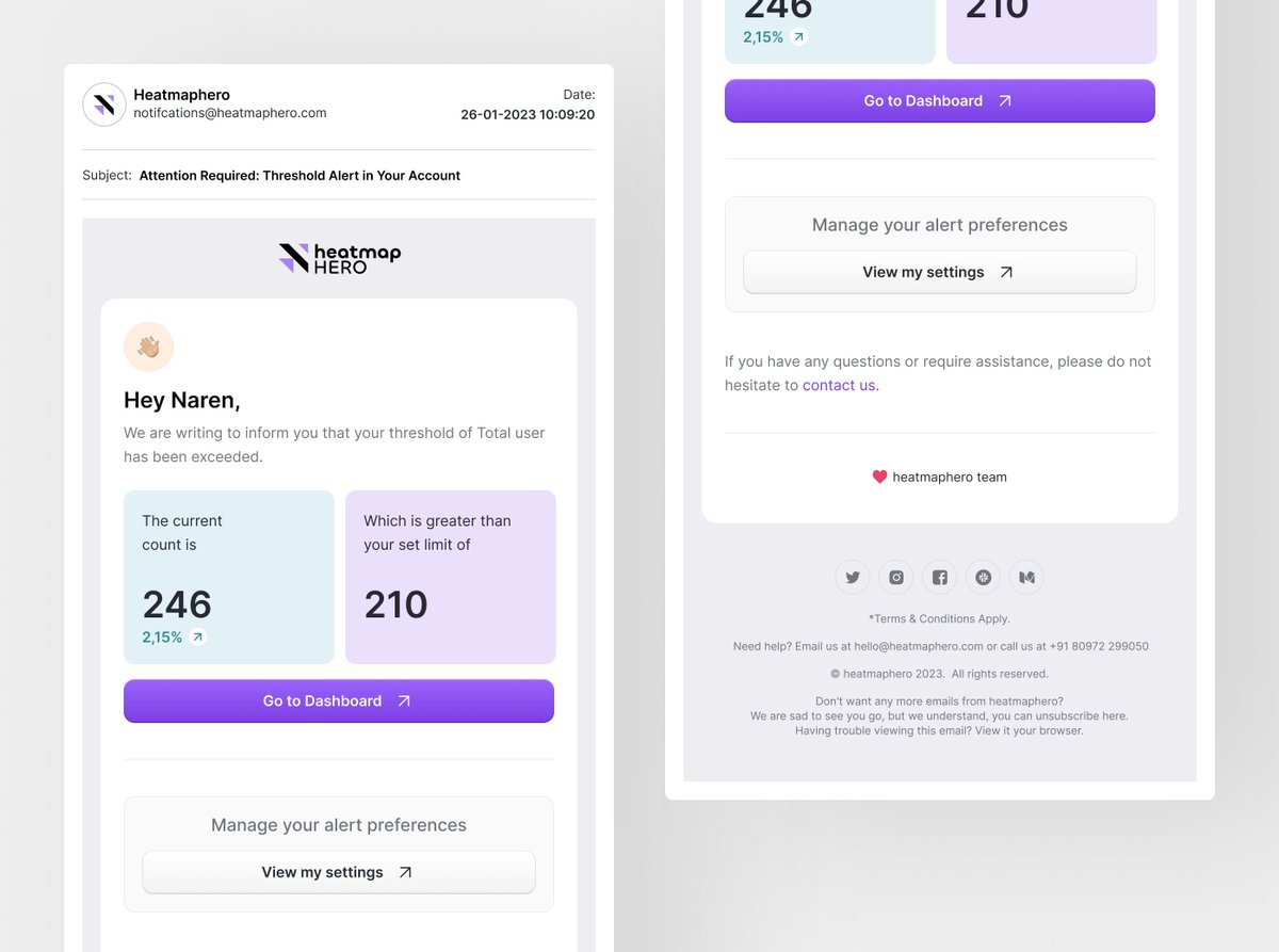 Alerts in your mailbox 📬