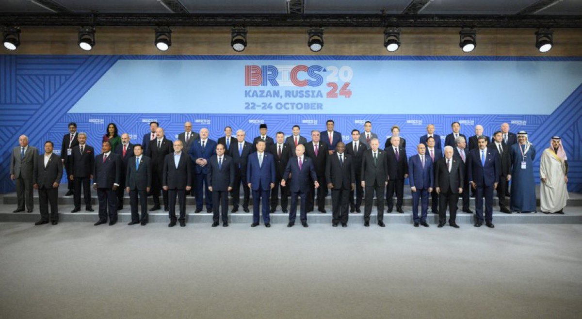 BREAKING🚨 159 out of 193 countries have signed up to use the new BRICS settlement system.

US and European Union will no longer be able to use economic sanctions as a weapon.

This system allows countries to settle trades and payments in their own currencies, reducing reliance