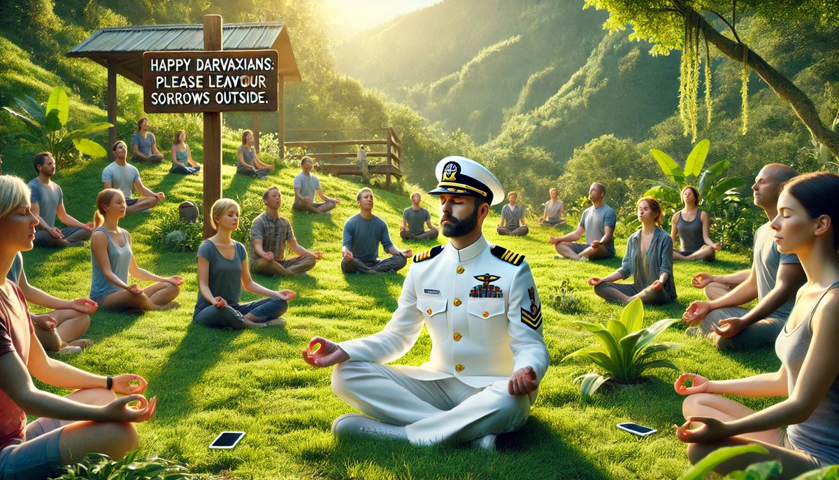 comp_val's tweet photo. @AmitabhJha3 Peace within when there is chaos outside. One and only #CaptainSaab 🙏 https://t.co/jyi6AH0YOV