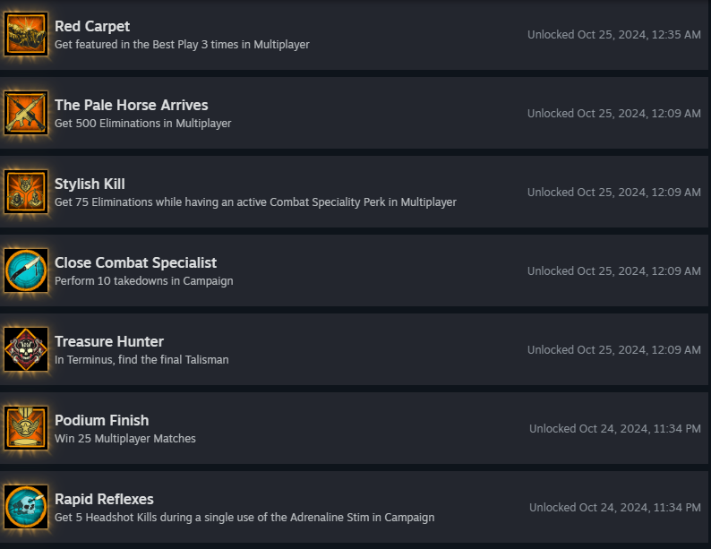 DisjointNova's tweet photo. I don't know if this explainable it seems there is a bug and it is completing achievements that are not possible in a few games @CallofDuty @Treyarch https://t.co/JsO0H3jWs2