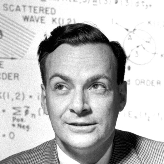 Did you know ?
Feynman had synesthesia, causing him to perceive mathematical symbols in colors: 

"When I see equations, I see the letters in colors. I don't know why. I see vague pictures of Bessel functions with light-tan j's, slightly violet-bluish n's, and dark brown x's