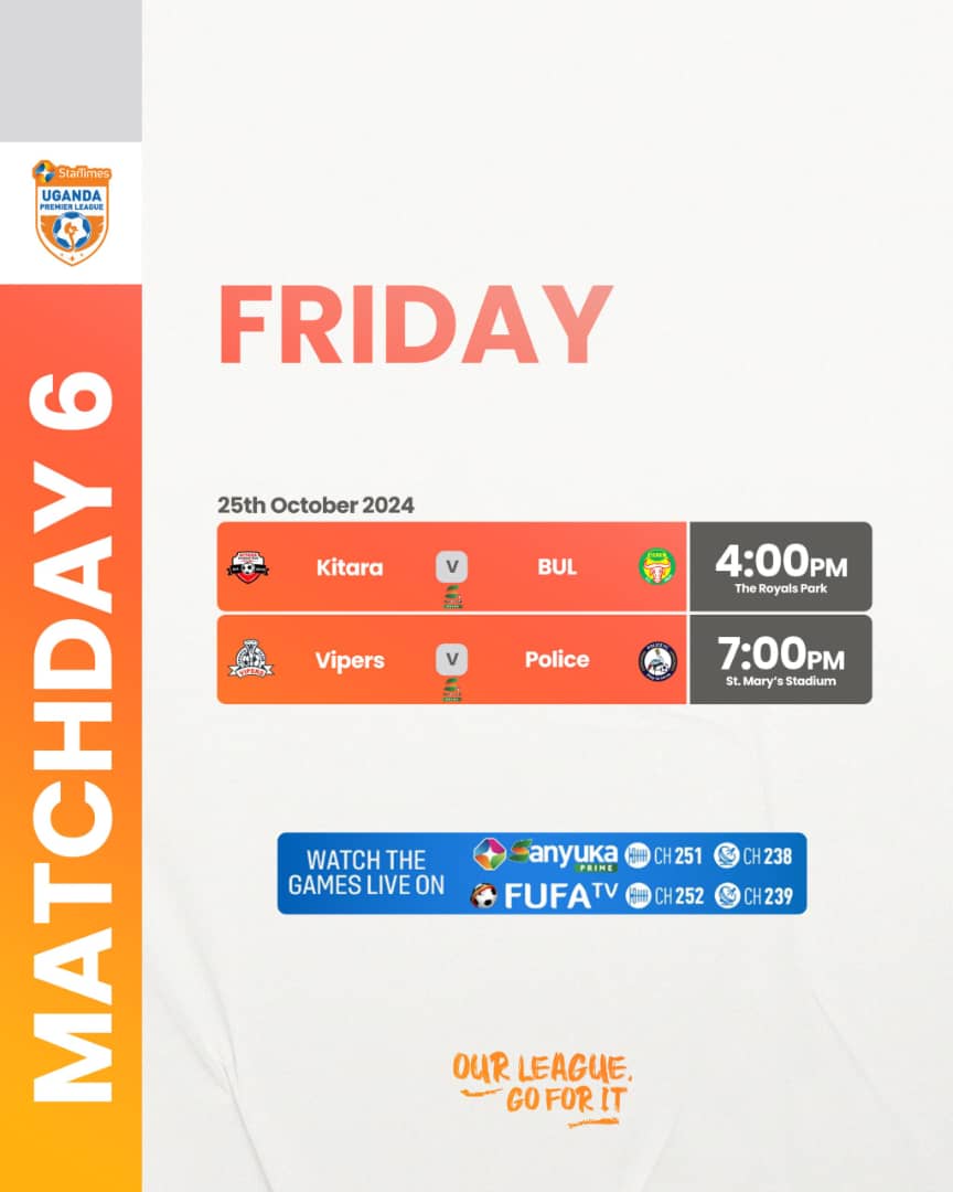 UPL's tweet image. Match-Day 6 Continues today. 
#KITBUL | #VIPPOL |