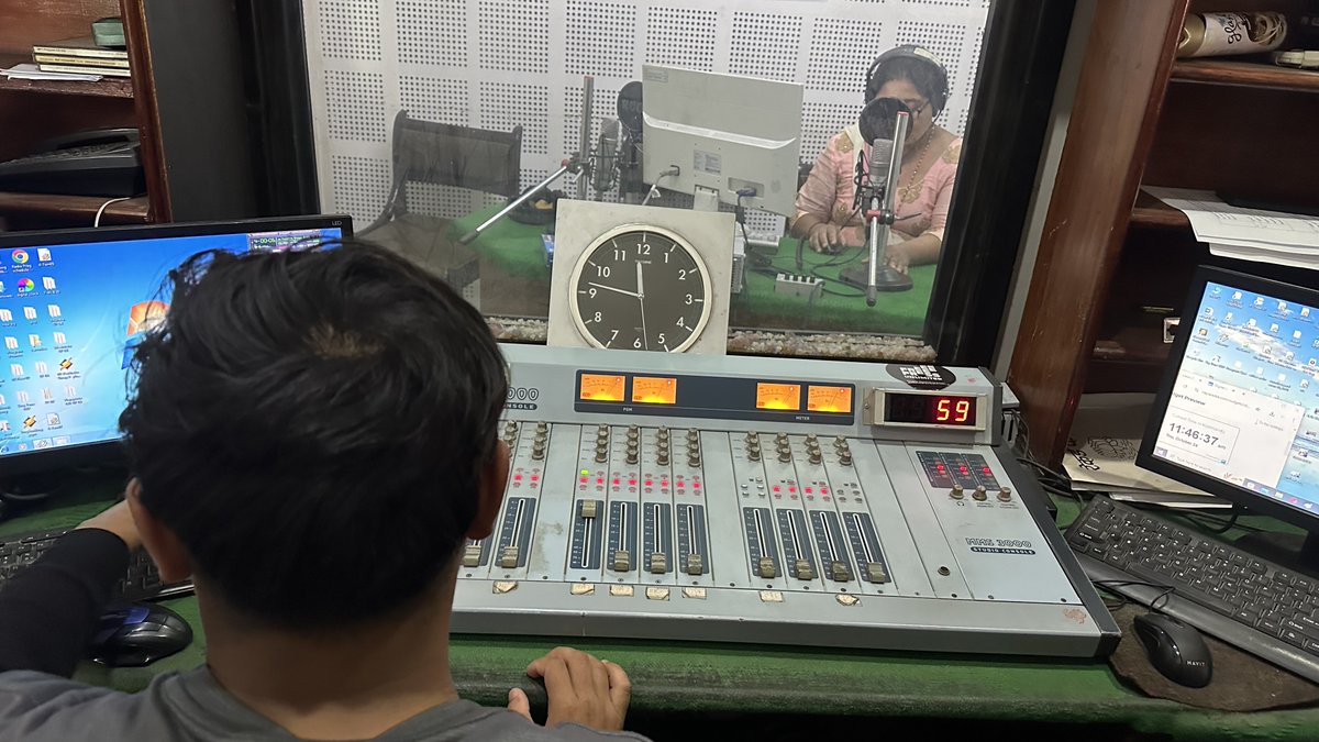 CMDCR (@cmdcr_jgu) on Twitter photo As part of the <a href="/waccglobal/">waccglobal</a> forum on #digitaljustice, being attended by CMDCR Director N.Ramakrishnan, the participants visited <a href="/RadioSagarmatha/">Radio Sagarmatha</a>, South Asia's first #CR. Wonderful to see the station going from strength to strength! #CR #CommMedia <a href="/AMARC_AP/">AMARC Asia-Pacific</a> As part of the <a href="/waccglobal/">waccglobal</a> forum on #digitaljustice, being attended by CMDCR Director N.Ramakrishnan, the participants visited <a href="/RadioSagarmatha/">Radio Sagarmatha</a>, South Asia's first #CR. Wonderful to see the station going from strength to strength! #CR #CommMedia <a href="/AMARC_AP/">AMARC Asia-Pacific</a>