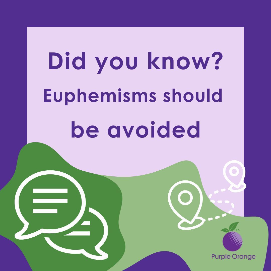 🔍 Weekly Highlight: Avoiding Euphemisms

Use direct language like "person with disability" instead of euphemisms like "differently-abled."
Learn more: buff.ly/3BBtyzu
 #InclusiveLanguage #DisabilityAdvocacy #LanguageMatters