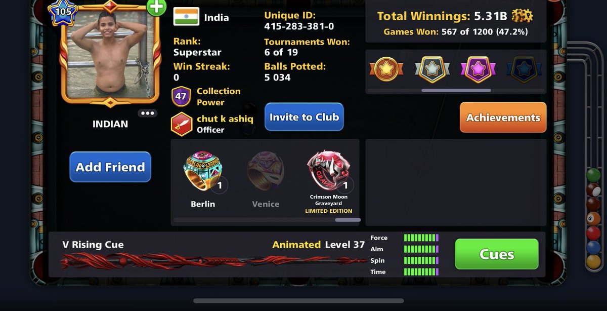 SunsunLinus's tweet photo. @8ballpool hey developer, clean your trash from cheater !! Scam game https://t.co/0oCS7rhVCB