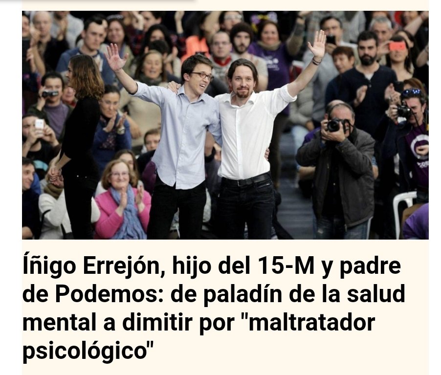 La cloaca mediática se decanta por vincular al Errejón maltratador con Podemos, partido al que traicionó hace varios años. Y el que lideró con el equipo de <a href="/IreneMontero/">Irene Montero</a> y leyes avanzadas la lucha feminista contra el machismo.