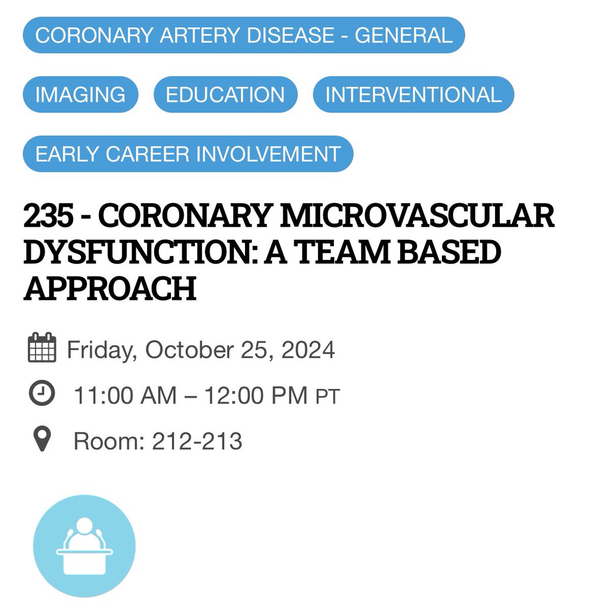 Maria A. Lopez Laporte (@drmlopezlaporte) on Twitter photo Curious about coronary microvascular dysfunction? 🔎🫀
Join us tomorrow at 11 am for a deep dive into diagnostic challenges in #CMD 🕵️♀️
<a href="/ProulxBoivin_LA/">Laurie-Anne Boivin-Proulx</a>
<a href="/BoczarKevin/">Kevin Boczar</a>
<a href="/zeeshanahmed/">zeeshan ahmed</a>
<a href="/Women__Heart/">Tara Sedlak, Leslie Diamond Women's Heart Clinic</a>
<a href="/DrHGaruba/">Habibat A. Garuba, MD FRCPC</a>
<a href="/HeartInstitute/">Heart Institute</a>
<a href="/CWHHAlliance/">Canadian Women's Heart Health Alliance (CWHHA)</a> Curious about coronary microvascular dysfunction? 🔎🫀
Join us tomorrow at 11 am for a deep dive into diagnostic challenges in #CMD 🕵️♀️
<a href="/ProulxBoivin_LA/">Laurie-Anne Boivin-Proulx</a>
<a href="/BoczarKevin/">Kevin Boczar</a>
<a href="/zeeshanahmed/">zeeshan ahmed</a>
<a href="/Women__Heart/">Tara Sedlak, Leslie Diamond Women's Heart Clinic</a>
<a href="/DrHGaruba/">Habibat A. Garuba, MD FRCPC</a>
<a href="/HeartInstitute/">Heart Institute</a>
<a href="/CWHHAlliance/">Canadian Women's Heart Health Alliance (CWHHA)</a>