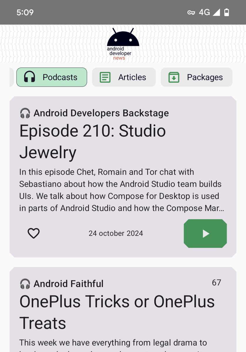 Another ADB Podcast with <a href="/seebrock3r/">🤌 seb@androiddev.social 🐘</a> to talk about how the Android Studio team builds UIs.
#AndroidDev #JetpackCompose