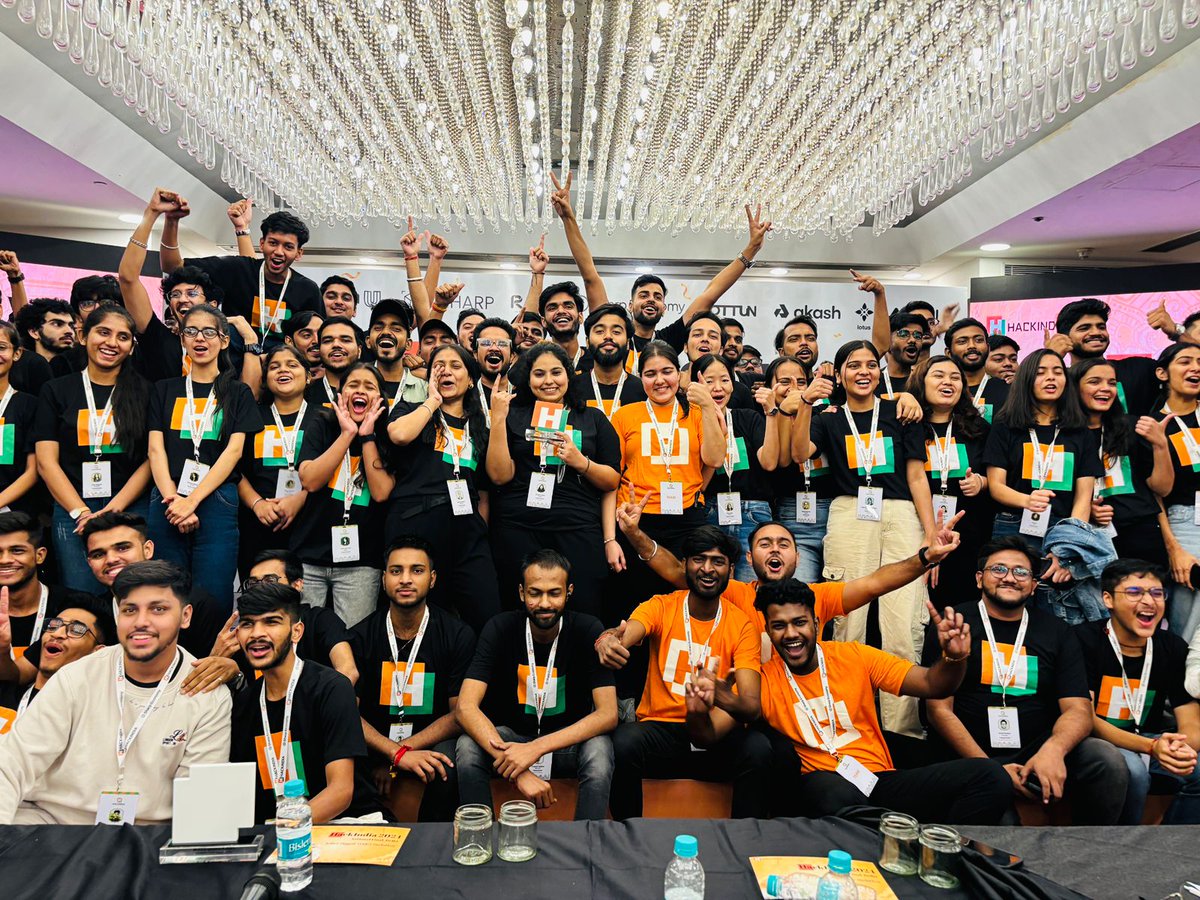Second post, and it’s a vibe! 🔥 So proud to finish 4th at <a href="/HackIndiaXYZ/">HackIndia</a> We pushed boundaries and fueled our passion! 🚀 Big shoutout to <a href="/codewithsimon/">Stephen SIMON</a> for the mentorship! Grateful for all the support—this is just the beginning! Let’s reach new heights! 🌟 #HackIndia #Top4