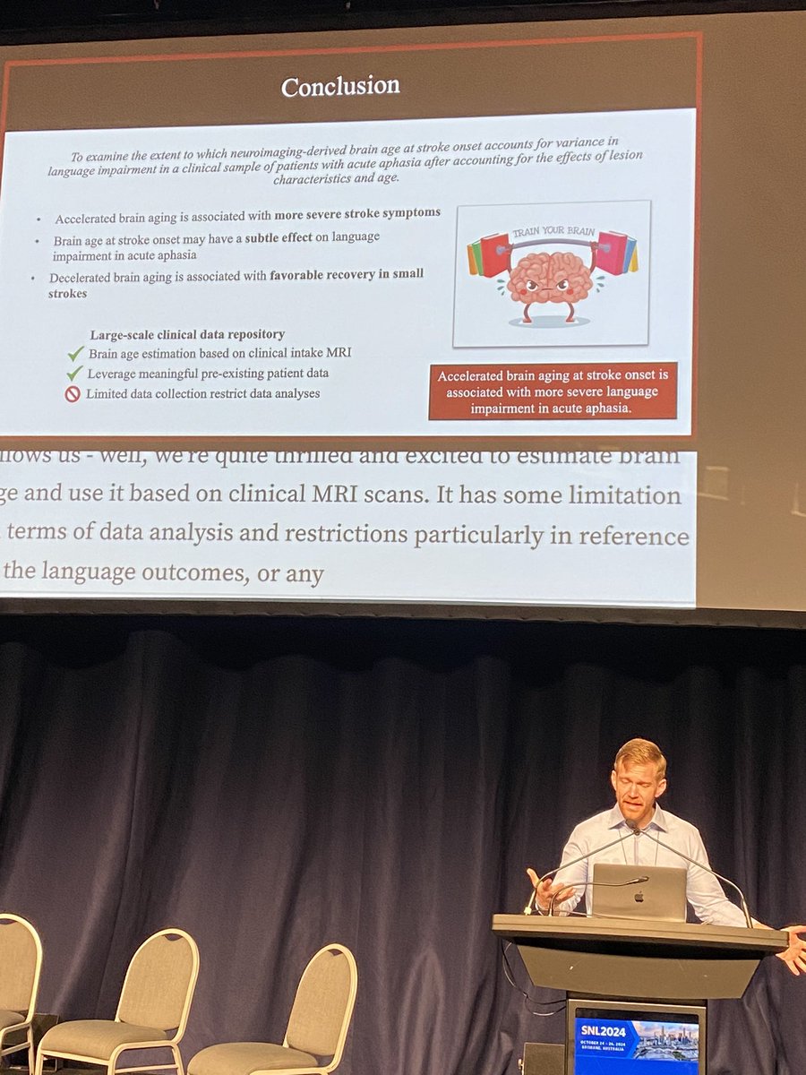 William Matchin (@wmatchin) on Twitter photo <a href="/SigfusHelgi/">Sigfus Kristinsson</a> presenting on brain age effects on aphasia in acute stroke in a massive (N > 1000) clinical sample <a href="/SigfusHelgi/">Sigfus Kristinsson</a> presenting on brain age effects on aphasia in acute stroke in a massive (N > 1000) clinical sample
