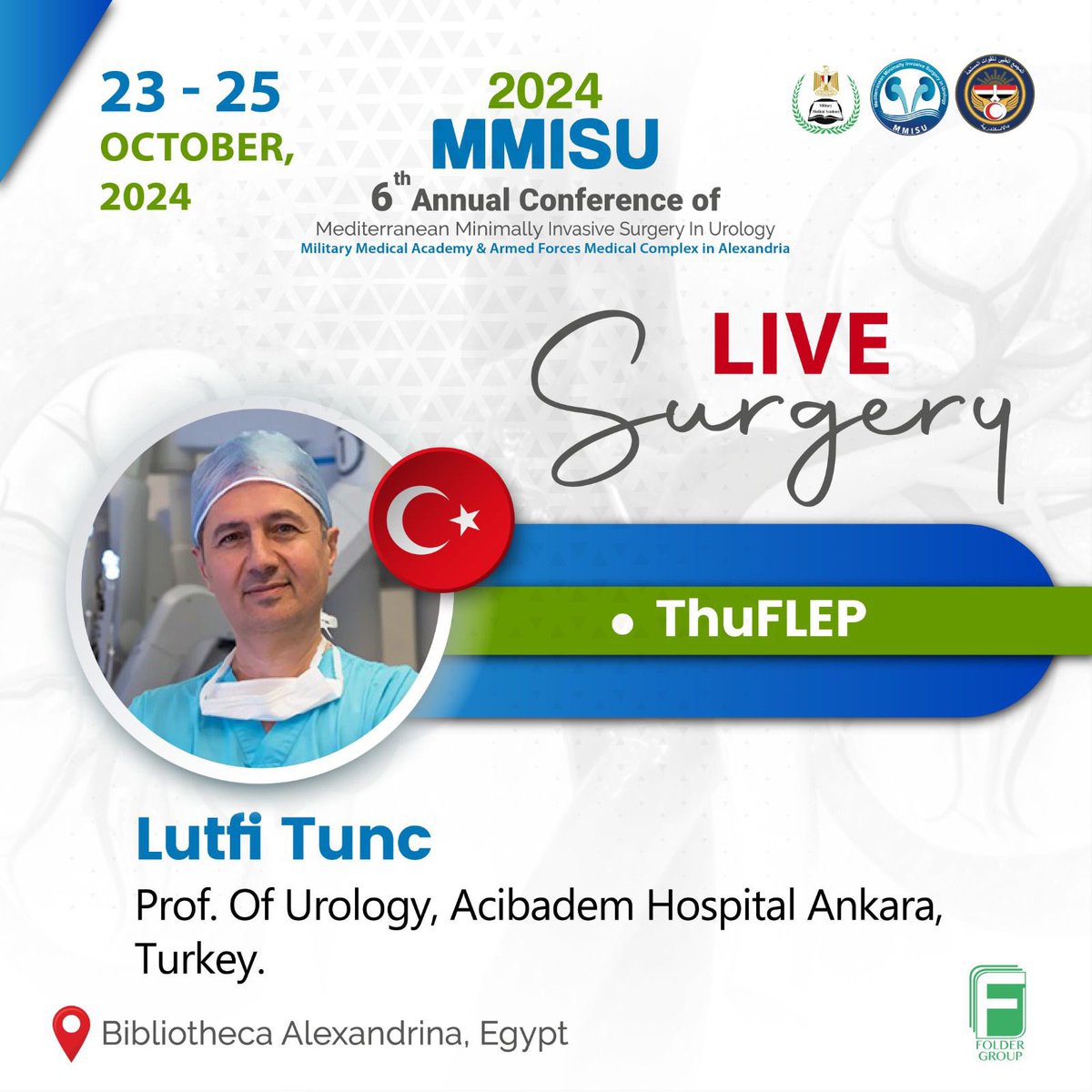 On October 23, 2024, at the 6th Mediterranean Minimally Invasive Urological Surgery Congress held in Alexandria (Egypt), we successfully performed our patient’s surgery using the ThuFLEP Omega technique, broadcast via live stream for the treatment of benign prostatic hyperplasia.