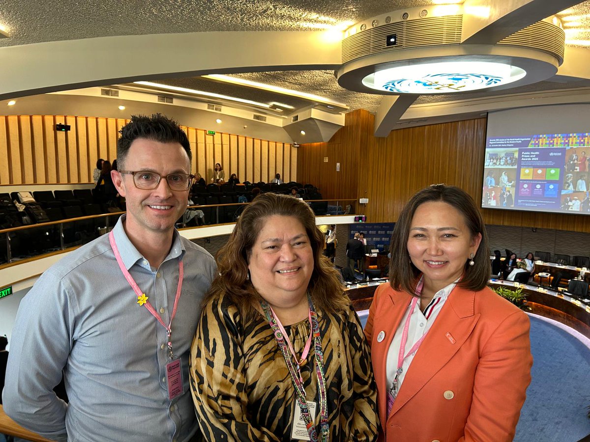 It was a great privilege and honour to represent <a href="/uicc/">Union for International #CancerControl</a> with colleagues from Australia, Philippines and spend the week with outstanding people across the Western Pacific Region to attend the ⁦<a href="/WHO/">World Health Organization (WHO)</a>⁩ #RCM75. 

Many thanks to <a href="/uicc/">Union for International #CancerControl</a> for this opportunity.