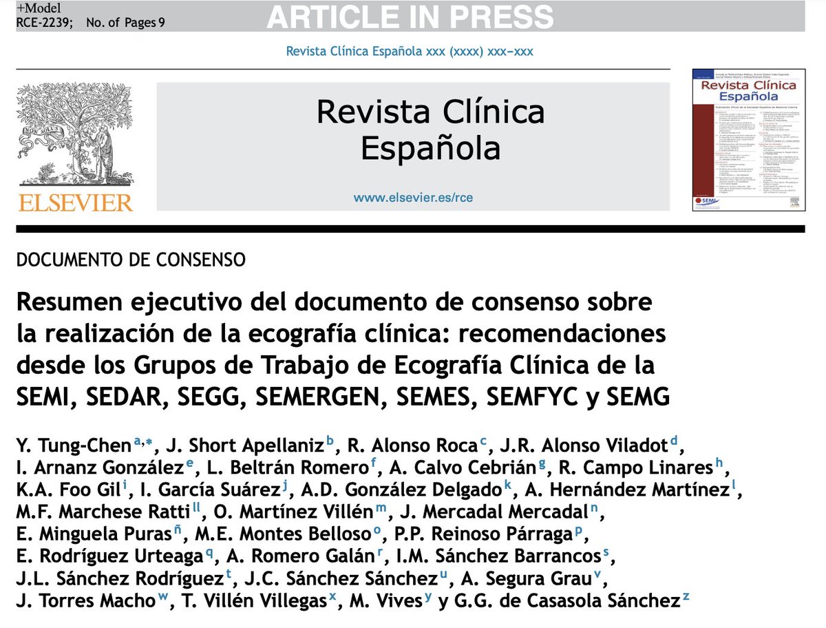 Sociedad Española de Medicina Interna (SEMI) (@sociedad_semi) on Twitter photo ¡Recién publicado!📘Resumen ejecutivo del DOCUMENTO de CONSENSO sobre la realización de la ECOGRAFÍA CLÍNICA: recomendaciones desde los Grupos de Trabajo de Ecografía Clínica de la <a href="/Sociedad_SEMI/">Sociedad Española de Medicina Interna (SEMI)</a> , <a href="/sedar_es/">SEDAR</a> , <a href="/seggeriatria/">SEGG</a> , <a href="/SEMERGENap/">SEMERGEN | Médicos de AP #SEMERGEN25</a> , <a href="/SEMES_/">SEMES</a> , <a href="/semfyc/">semFYC</a> y <a href="/SEMG_ES/">SEMG 🩺 #OrgullososDeEstarALaCabecera👩⚕️👨⚕️</a> ¡Recién publicado!📘Resumen ejecutivo del DOCUMENTO de CONSENSO sobre la realización de la ECOGRAFÍA CLÍNICA: recomendaciones desde los Grupos de Trabajo de Ecografía Clínica de la <a href="/Sociedad_SEMI/">Sociedad Española de Medicina Interna (SEMI)</a> , <a href="/sedar_es/">SEDAR</a> , <a href="/seggeriatria/">SEGG</a> , <a href="/SEMERGENap/">SEMERGEN | Médicos de AP #SEMERGEN25</a> , <a href="/SEMES_/">SEMES</a> , <a href="/semfyc/">semFYC</a> y <a href="/SEMG_ES/">SEMG 🩺 #OrgullososDeEstarALaCabecera👩⚕️👨⚕️</a>