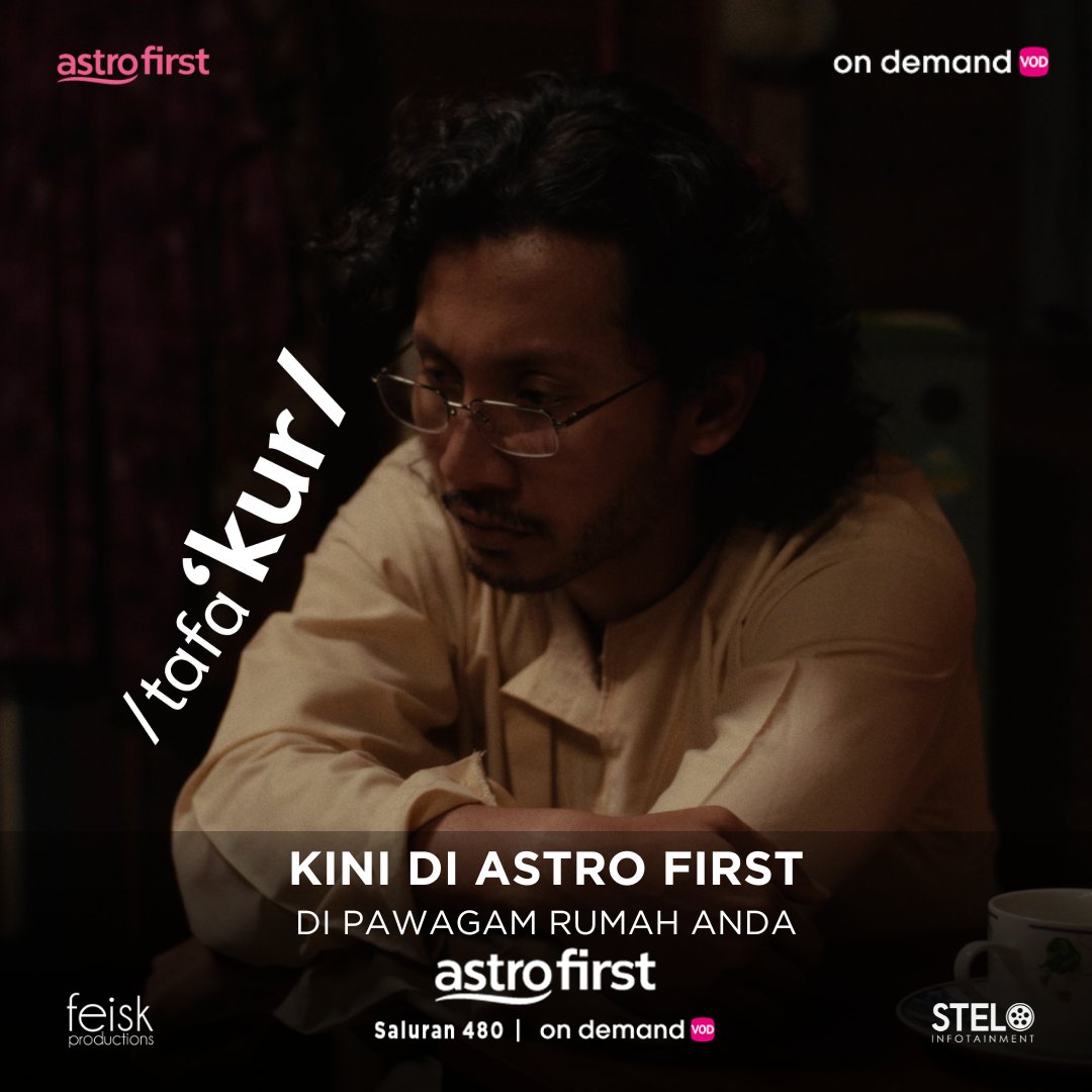 feiskfilms's tweet photo. Di sebalik setiap perkahwinan yang sempurna, adalah rahsia yang boleh meruntuhkan segalanya.
Saksikan TAFAKUR di Astro First saluran 480, atau On Demand Store. #filemTAFAKUR #AstroFirst https://t.co/pS6MfhmXP1
