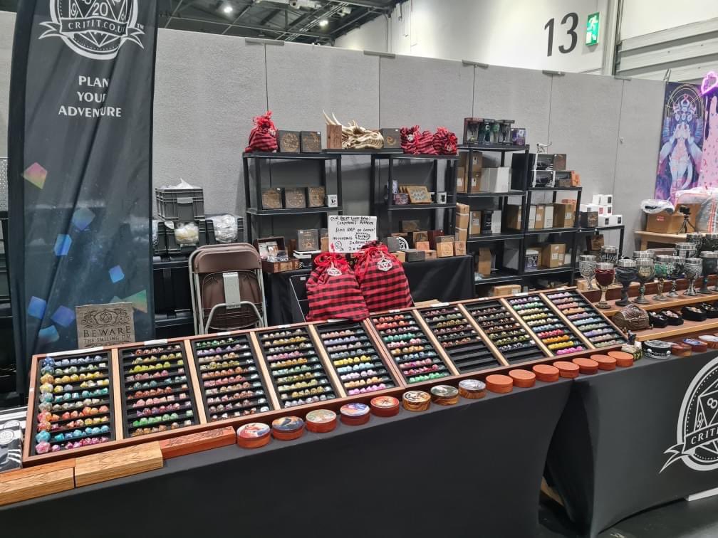Find us <a href="/MCMComicCon/">MCM Comic Con</a> this weekend, we have some exciting new items. More posts on those later! :)
 #londoncomiccon #critit #critituk #dice #allthegoodies