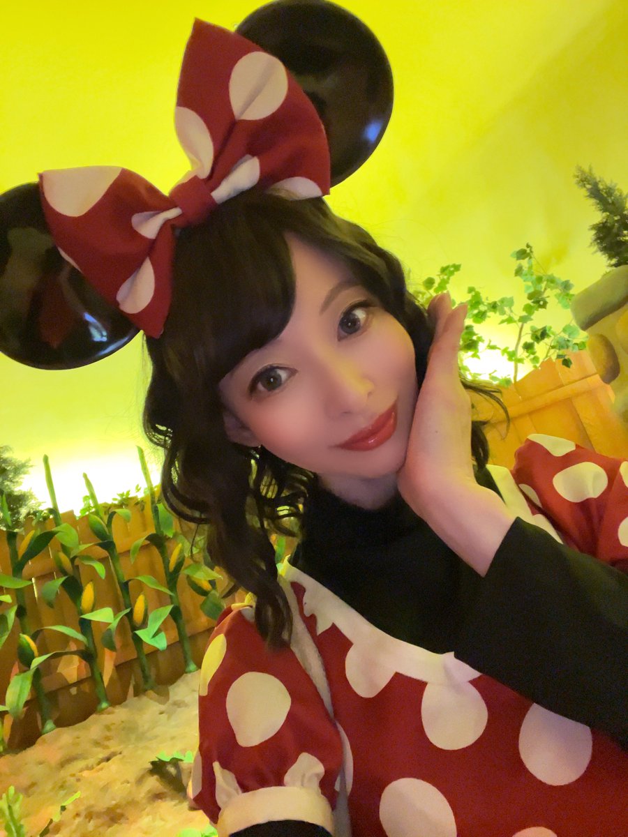 はじめての水玉で自撮りが常に浮かれてる🐭🎀着てみたかったんだね
似合うって言ってくれる人がいたのでうーれしい！