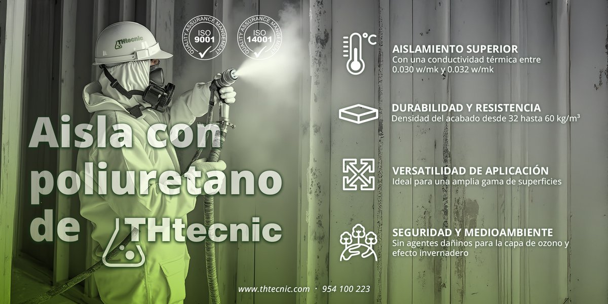 📢 ¡Transforma tus proyectos con TH Tecnic! 💡

Somos fabricantes líderes en sistemas de poliuretano, un material ideal para garantizar #durabilidad, #aislamiento y #eficiencia.

Solicita información en nuestra web🔗 thtecnic.com