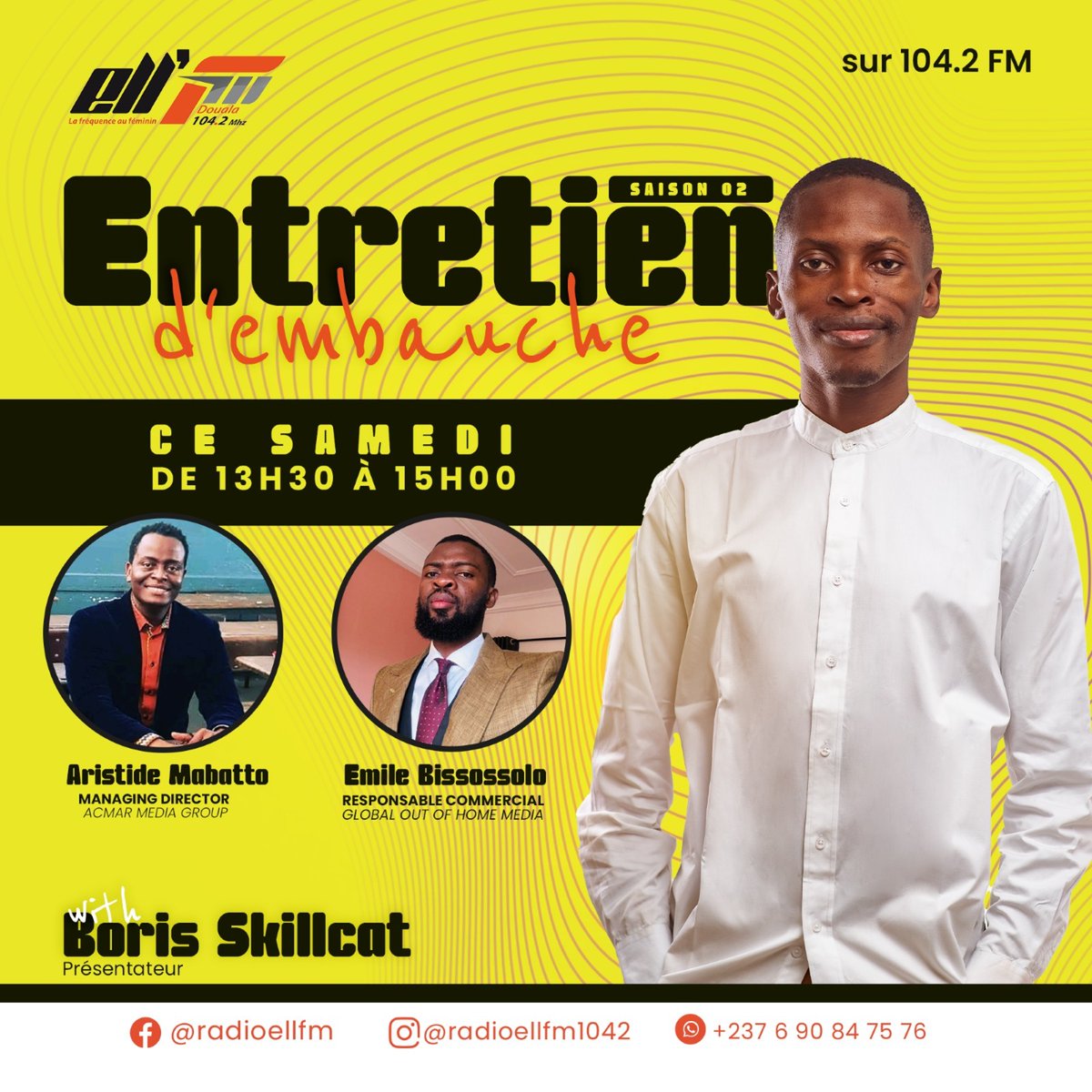 aristidemabatto's tweet image. DRH d&apos;1 jour ?
On tape la causette demain avec le Cat le plus remuant de la pub 2.0.
#EllFM
@emile_e1000 
@BorisSkillcat