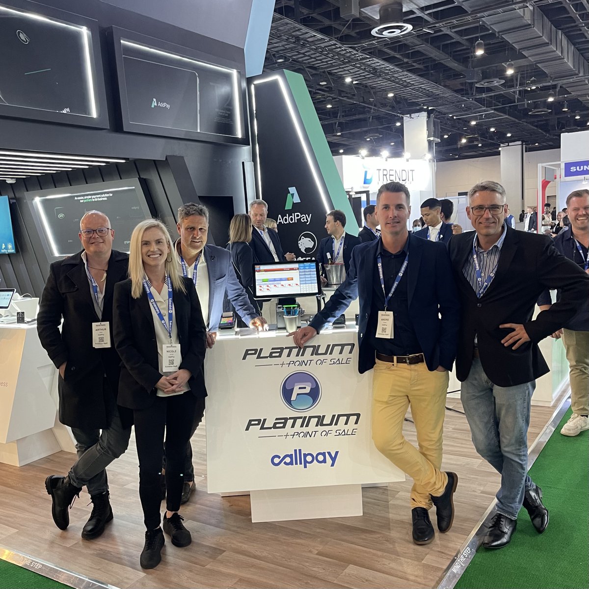 callpay's tweet image. Callpay had an incredible time at Seamless Africa at the Sandton Convention Center! 🚀🚀

We’re so grateful to have been part of the @AddpayAfrica stand, joined by our amazing partners at the Platinum Solutions Group. 

#SeamlessAfrica #Callpay #AddPay #PlatinumSolutionsGroup