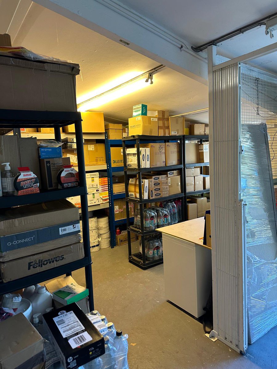 Warehouse is looking better than ever. Amazing what some new racking can do.