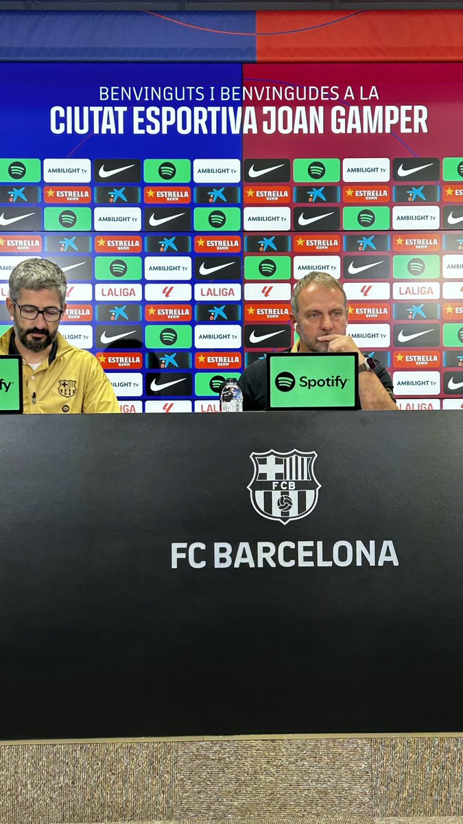 Full house at the Ciutat Esportiva Joan Gamper for <a href="/FCBarcelona/">FC Barcelona</a> last training (open to press) ahead of #ELCLASICO and Hansi Flick presser.

All the details on <a href="/LaLigaTV/">LALIGA TV</a>