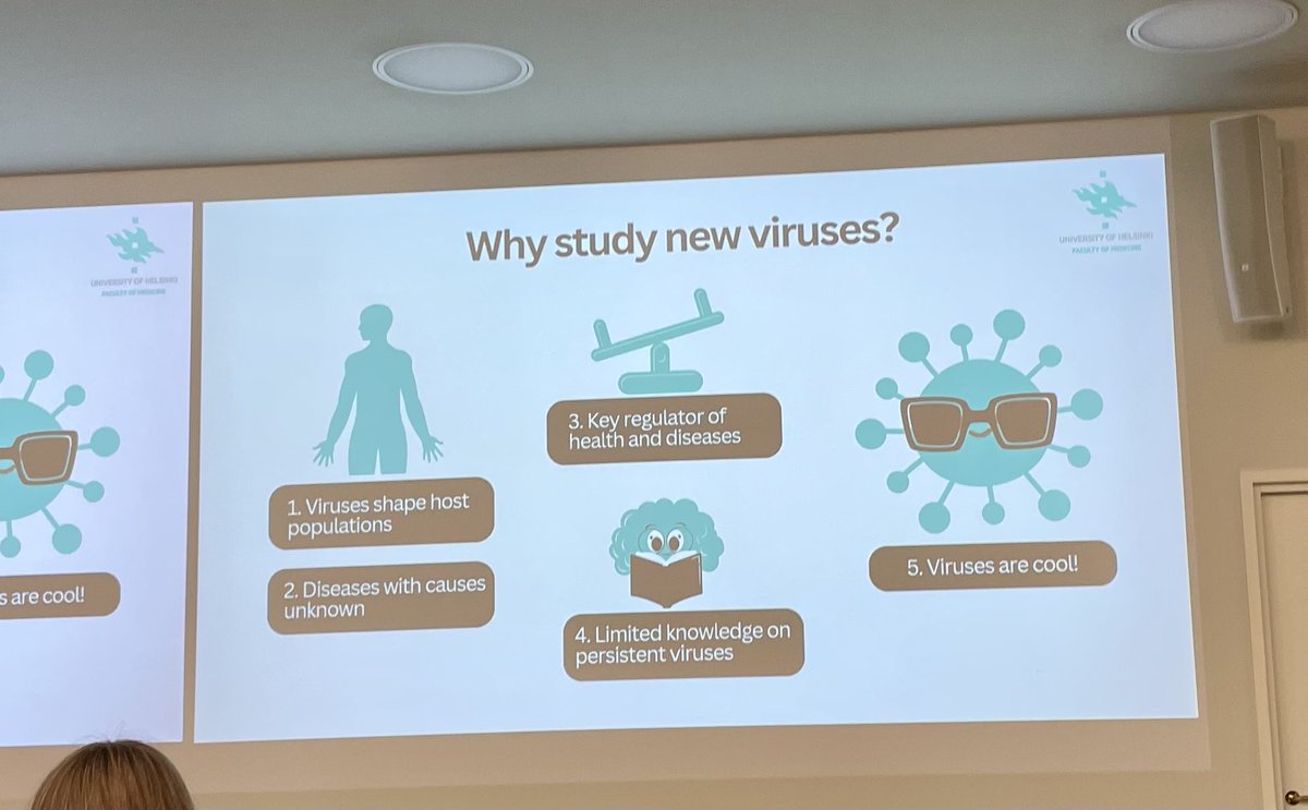 Paula M Kinnunen (she/her) (@kinnunen_pm) on Twitter photo Epidemiology of emerging parvoviruses and their association w cancer: excellent PhD thesis dissertation of <a href="/UshanandiniMoh1/">Usha Mohanraj</a> opposed by Prof C Ros <a href="/universitybern/">Uni bern</a>, supervised by M Söderlund-Venermo <a href="/helsinkiuni/">University of Helsinki</a>. ”Viruses are cool!” Epidemiology of emerging parvoviruses and their association w cancer: excellent PhD thesis dissertation of <a href="/UshanandiniMoh1/">Usha Mohanraj</a> opposed by Prof C Ros <a href="/universitybern/">Uni bern</a>, supervised by M Söderlund-Venermo <a href="/helsinkiuni/">University of Helsinki</a>. ”Viruses are cool!”