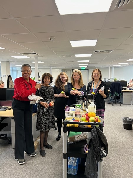 Thank you to everyone for their support for #wellbeing week at ROH last week 💚 Our Wellbeing Trolley was a hit as always and we had a number of stands and sessions providing advice and signposting support for staff 👏