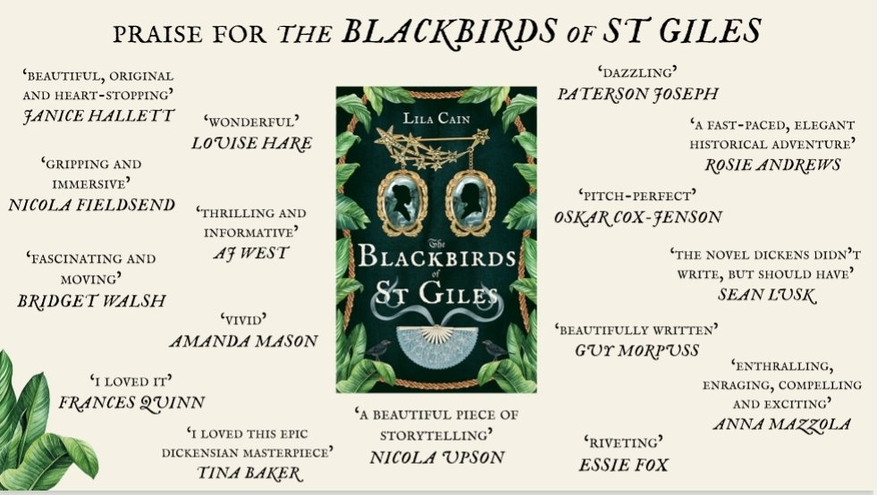 Absolutely overjoyed that the one and only Paterson Joseph <a href="/ignatius_sancho/">Paterson Joseph</a> will be doing the audio recording of the Blackbirds of Saint Giles. Couldn't think of a better person to bring our characters to life.
<a href="/KateAGriffin/">Kate Griffin</a>