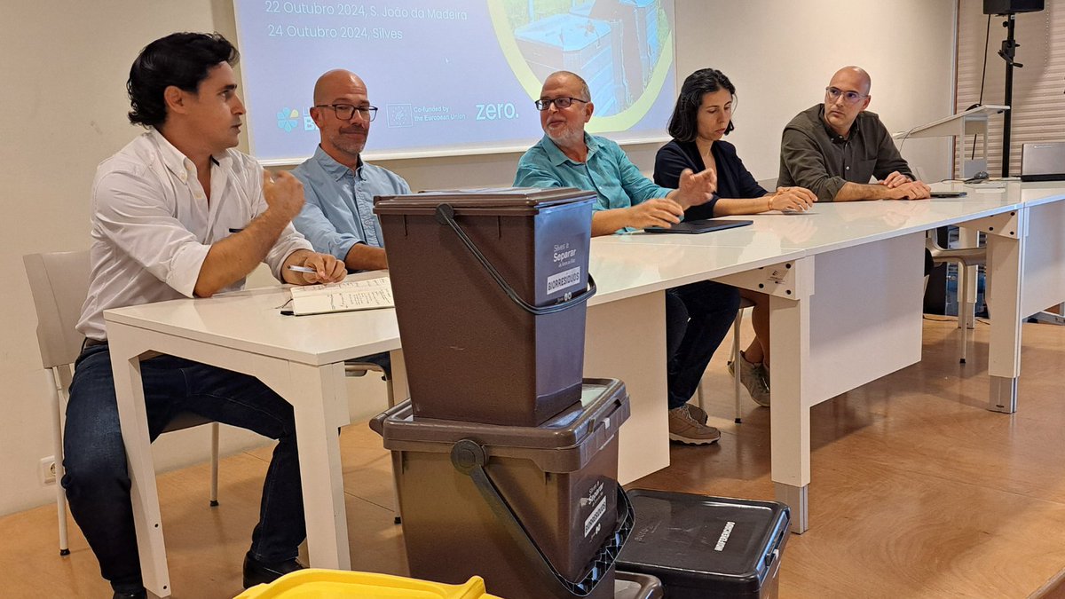 zerowasteeurope's tweet image. What a week for #LIFEBIOBEST in 🇵🇹!

After a successful workshop in @S_JoaodaMadeira, Silves welcomed 50+ participants from municipalities, waste companies &amp;amp; environmental organisations.

Thanks @ZEROasts for organising, and to all speakers for sharing their #bestpractices! 🌱