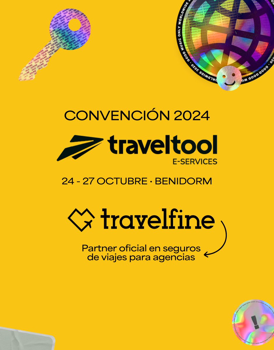 Travelfine_es's tweet image. ¡Vamos allá 🚀! Comienza en Benidorm la 𝐂𝐨𝐧𝐯𝐞𝐧𝐜𝐢𝐨́𝐧 𝟐𝟎𝟐𝟒 de #Traveltool, y @travelfine_es tiene el placer de participar como 𝐩𝐚𝐫𝐭𝐧𝐞𝐫 𝐨𝐟𝐢𝐜𝐢𝐚𝐥 en seguros de viajes para agencias ✈️. Una cita que se celebra en @grandluxorhotel 📍

#segurosdeviaje
